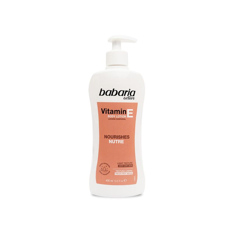 Loción Corporal Babaria Vitamina E Botella 400 mL