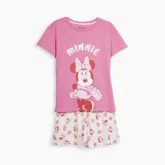 undefined - Pijama Licencia Corta Minnie Mujer