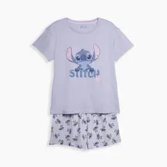 undefined - Pijama Licencia Corta Stitch Mujer