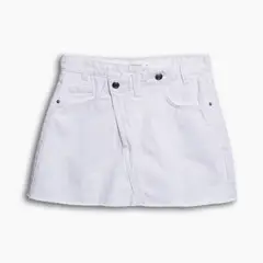 undefined - Falda Short Jean Asimétrico Mujer