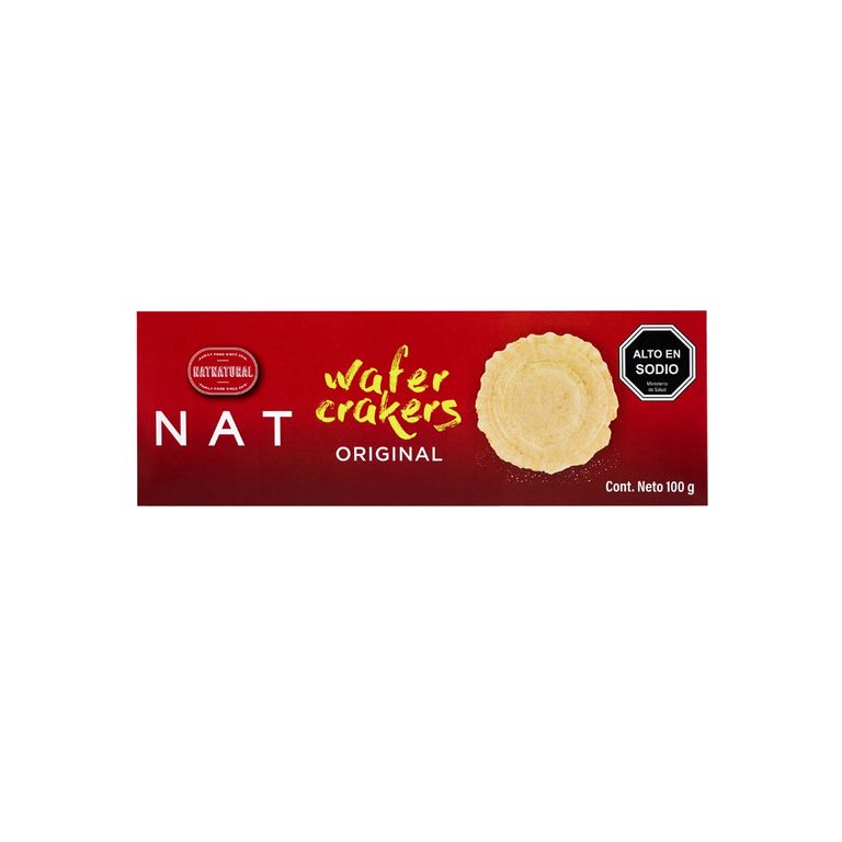 Oblea Nat Original Wafer Crackers Caja 100 g
