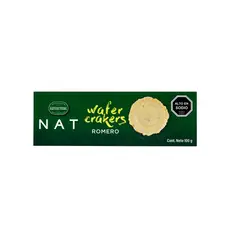 NATCRACKERS - Oblea Nat Romero Wafer Crackers Caja 100 g