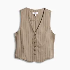 undefined - Chaleco Lino Mujer