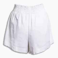 undefined - Short Lino Elástico Mujer