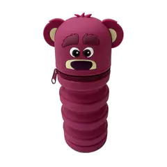 ARTESCO - Cartuchera de Silicona Plegable Toy Story Lotso