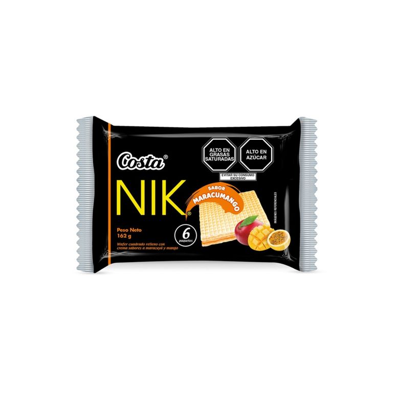 Wafer Nik Maracumango Empaque 6 Und