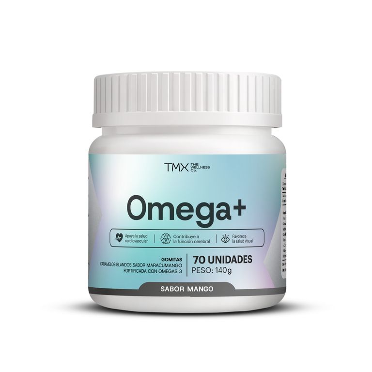 Gomitas TMX the Wellness Co. Omega+ Maracumango Envase 70 Und