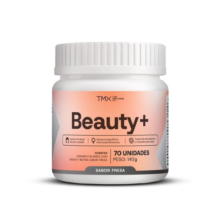 Gomitas TMX the Wellness Co. Beauty+ Fresa Envase 70 Und