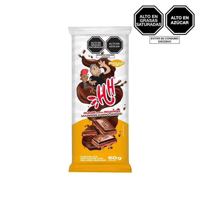 Chocolate con Leche HH Empaque 60 g