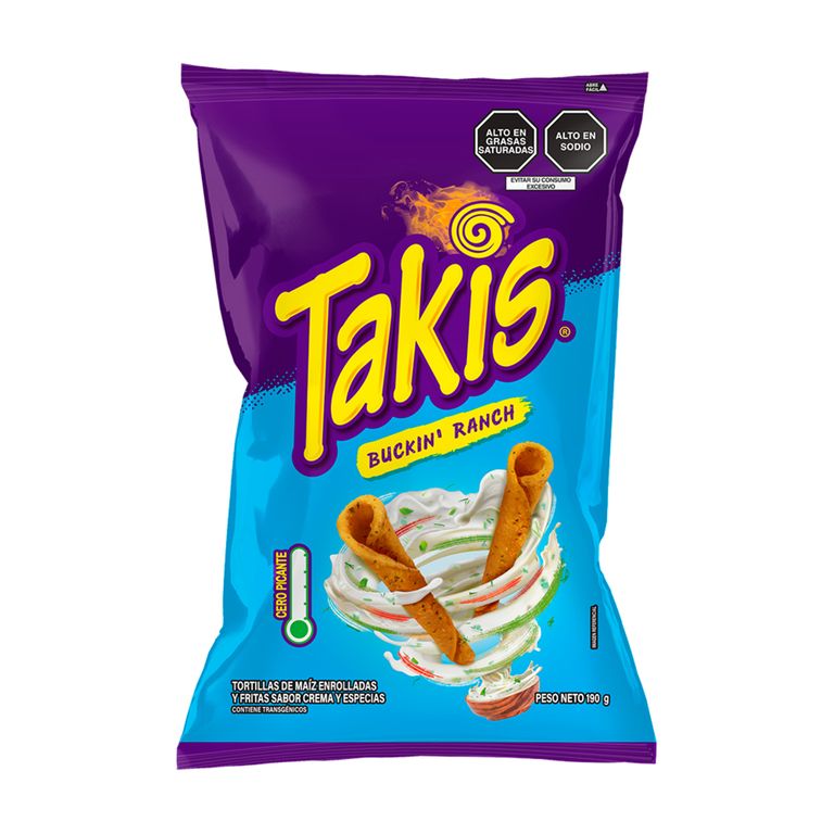 Takis Buckin Ranch Bolsa 190 g