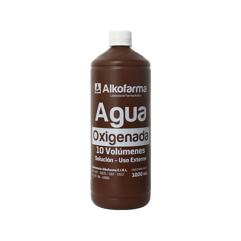 Agua Oxigenada Alkofarma 10 Volúmenes Botella 1 L