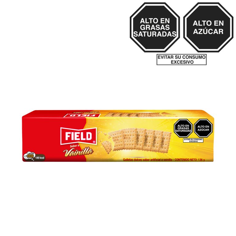 Galleta Field Vainilla Familiar Caja 136 g