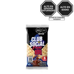 CLUB SOCIAL - Galleta Club Social Xtreme BBQ Sixpack Empaque 24 g