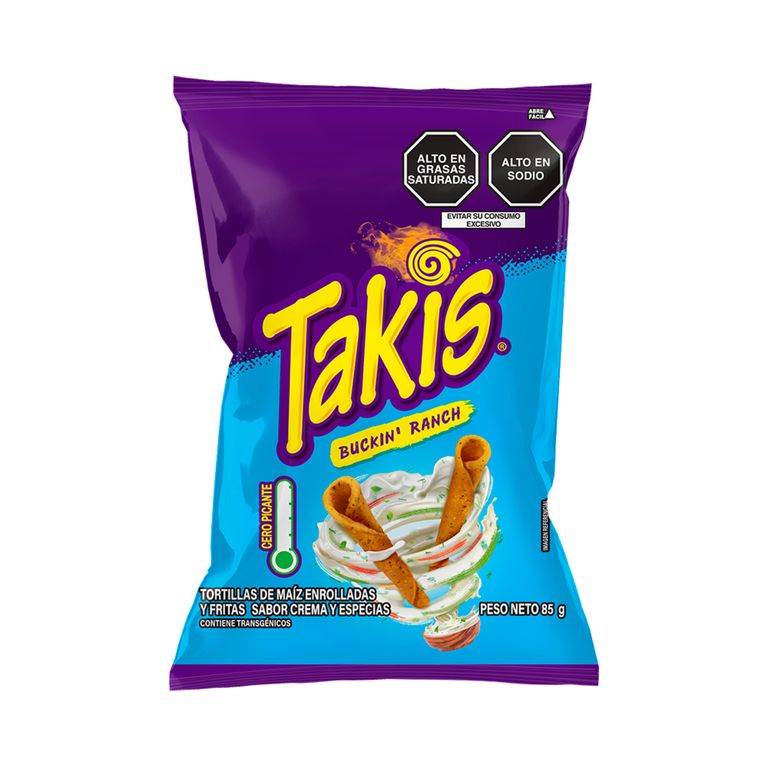 Snack Takis Buckin Ranch Bolsa 85 g