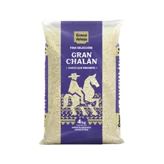 GRAN CHALAN - Arroz Extra Gran Chalán Fina Selección Bolsa 4 Kg