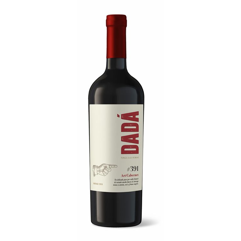Vino Tinto Las Moras Dada Art Cabernet Botella 750 mL
