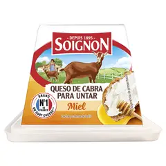 SOIGNON - Queso de Cabra Untable con Miel Pirámide Soignon Envase 150 g
