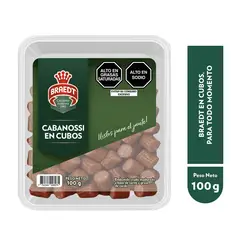 undefined - Cabanossi Cubos Braedt Empaque 100 g