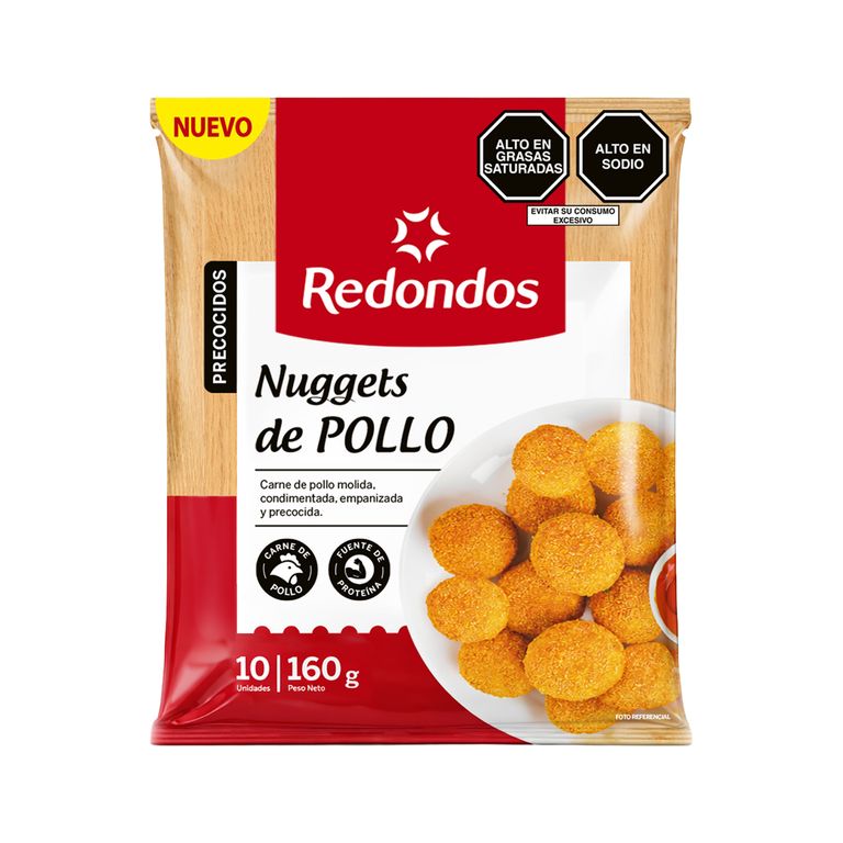 Nuggets Pollo Redondos Bolsa 10 Und