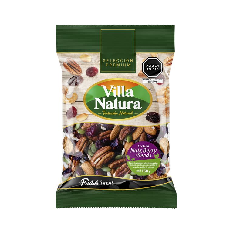 Cocktail Villa Natura Nueces Berries Semillas Bolsa 150 g