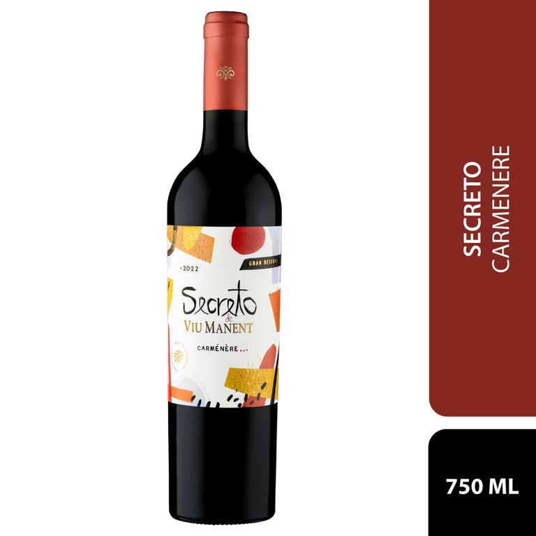 Vino Viu Manent Secreto Carmenere Botella 750 mL
