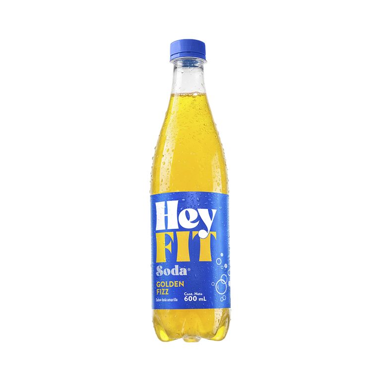 Bebida Hey Fit Golden Fizz Botella 600 mL
