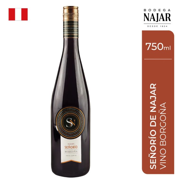 Vino Señorío Tinto Semiseco Botella 750 mL
