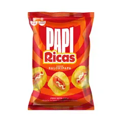RICAS - Papas Papi Ricas Sabor Salchipapa Bolsa 140 g