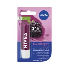 NIVEA - Protector Labial Nivea Blackberry Shine Envase 4.8 g