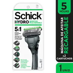 SCHICK - Máquina De Afeitar Schick Hydro + 2 Repuestos