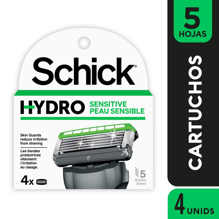 Repuestos Schick Hydro Sensitive Empaque 4 Und