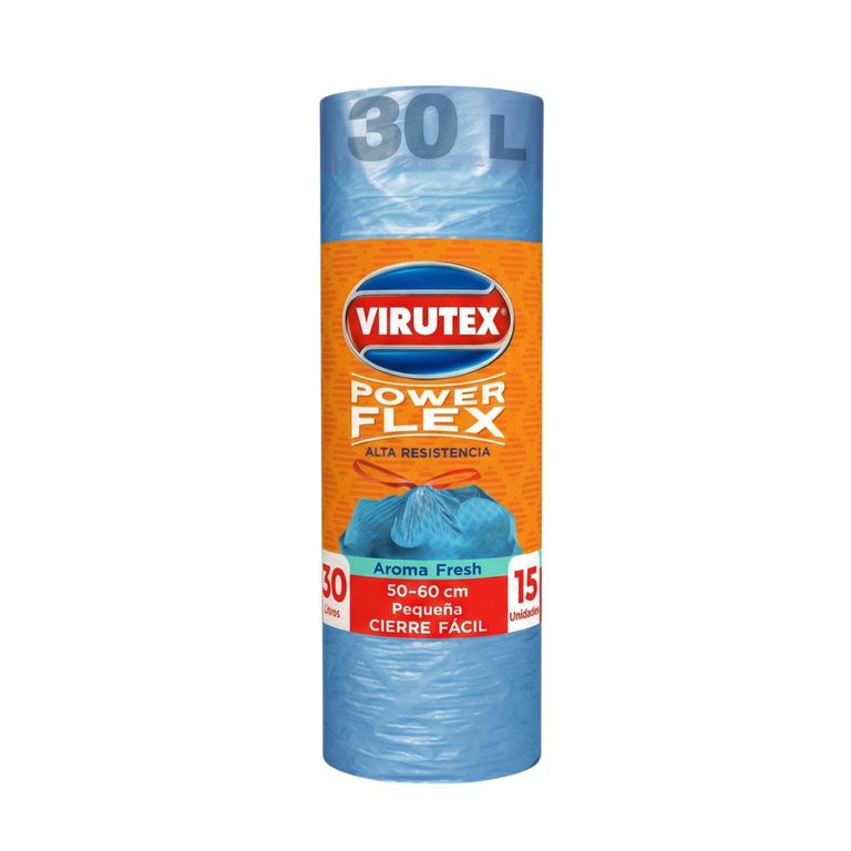 Bolsas para Basura Power Flex 30 L Empaque 15 Und