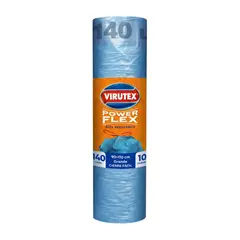 VIRUTEX - Bolsas para Basura Power Flex 140 L Empaque 10 Und