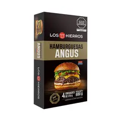 LOS HIERROS - Hamburguesa Angus Los Hierros Caja 680 g