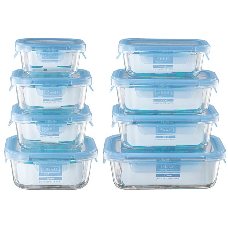 Set Herméticos Keep 16 Piezas