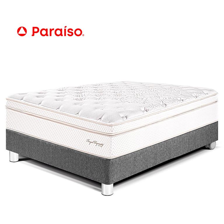 Cama Americana Royal Dynasty 1.5 Plazas Gris
