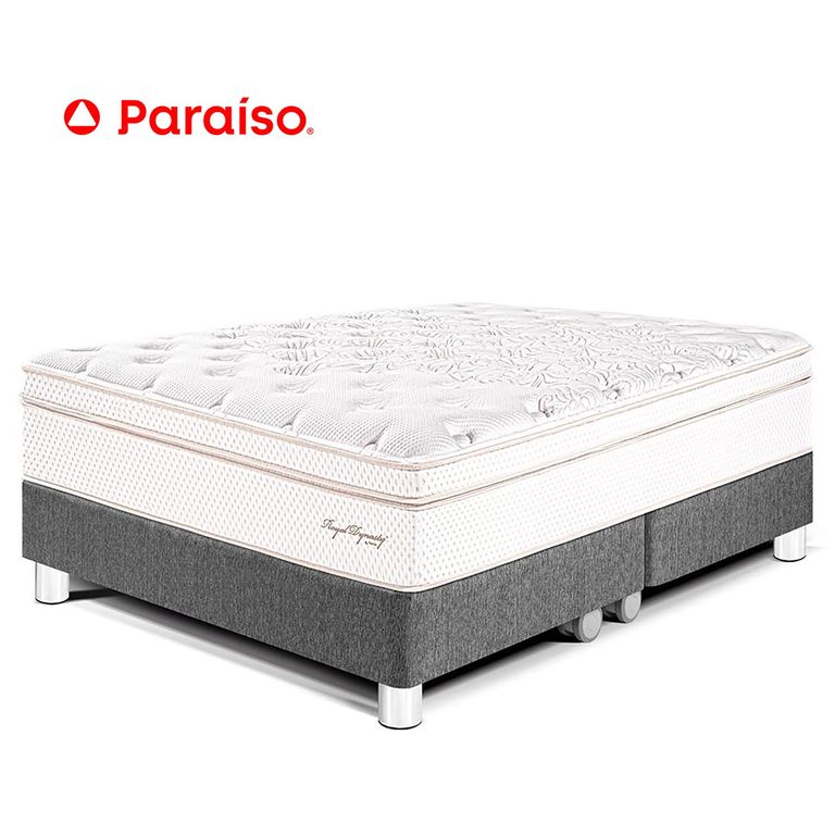 Cama Americana Royal Dynasty King Gris