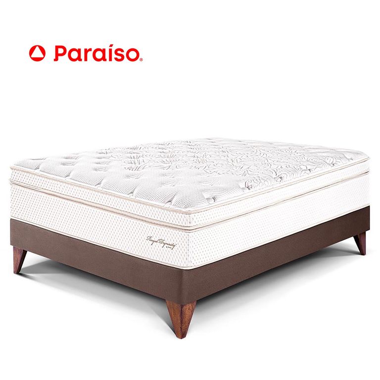 Cama Europea Royal Dynasty 2 Plazas Chocolate