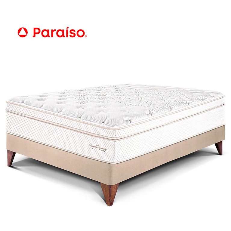 Cama Europea Royal Dynasty 2 Plazas Champagne