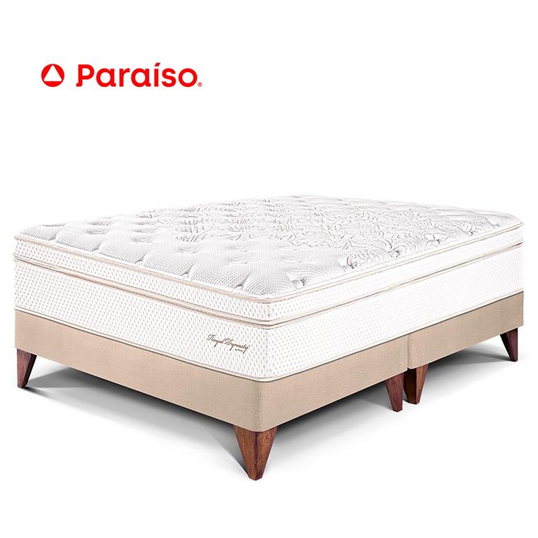 Cama Europea Royal Dynasty Queen Champagne