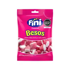 FINI - Goma Besos De Fresa Fini Empaque 80 g