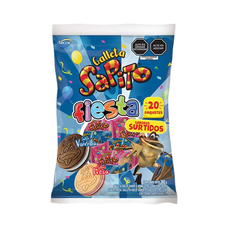 Galleta Sapito Mix Empaque 360 g