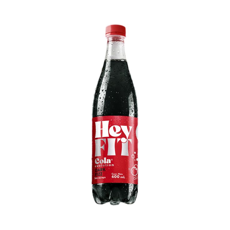 Bebida Hey Fit Cola Botella 600 mL