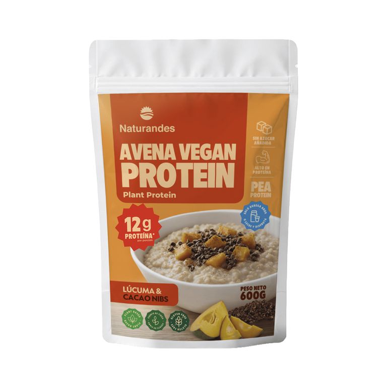 Avena Vegan Protein Lúcuma Bolsa 600 g