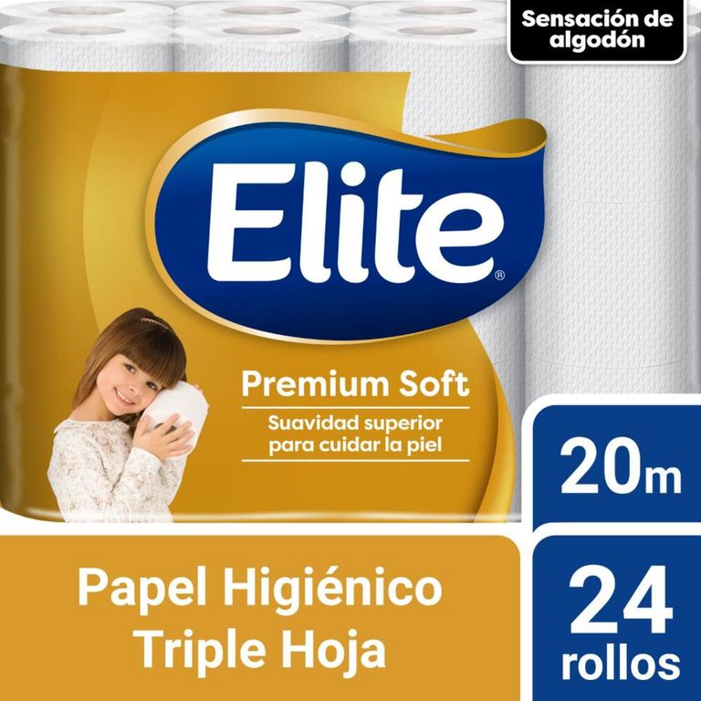 Papel Higiénico Elite Premium Soft Pack 24 Und