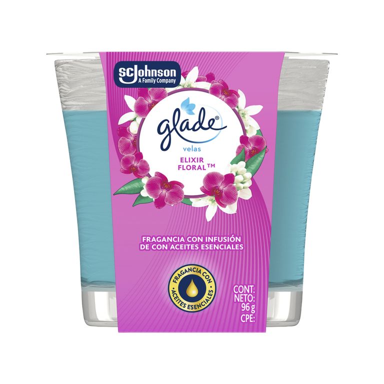 Vela Aromática Glade Elixir Floral Envase 96 g