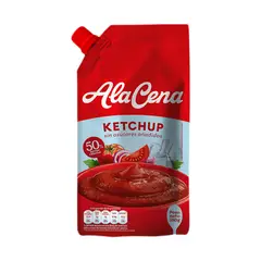 ALACENA - Ketchup Alacena Sin Azúcar Doypack 380 g