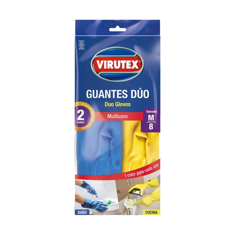 Guante Virutex Talla M Empaque 2 Und