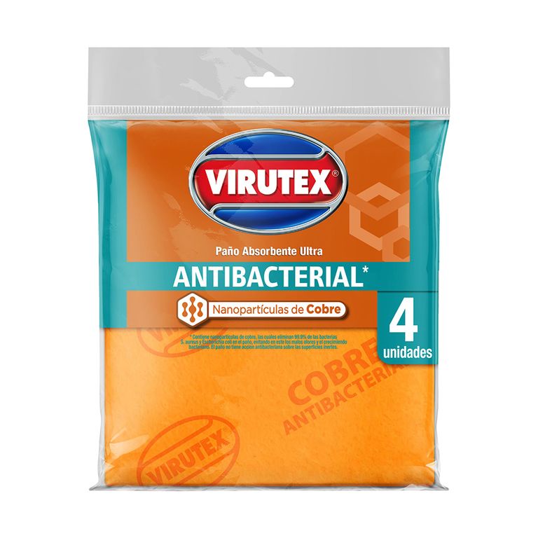 Paño Virutex Cobre Empaque 4 Und