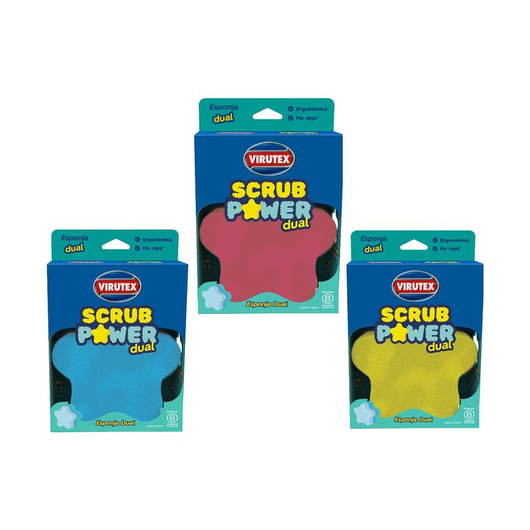 Esponja Virutex Scrub Power Dual